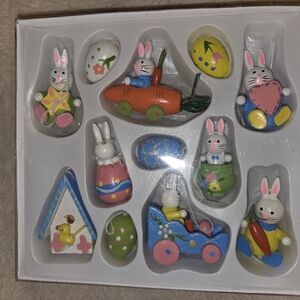 Easter Bunny Wooden Toy Set
